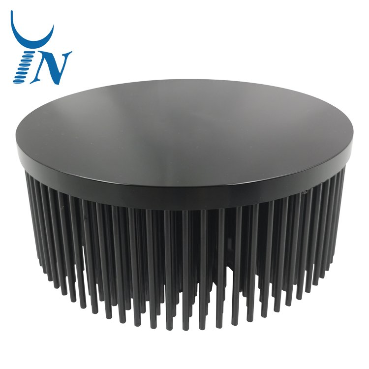 Cold Forging Heat sink Aluminum Radiator Stamping Cold Forged Heat Sink for LED Light with Anodized Surface Treatment