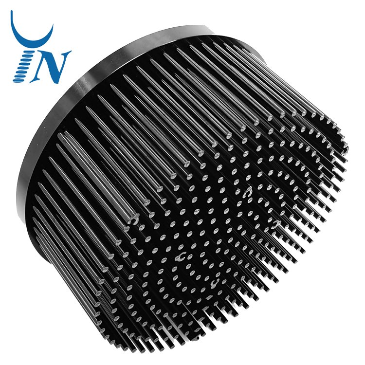 Cold Forging Heat sink Aluminum Radiator Stamping Cold Forged Heat Sink for LED Light with Anodized Surface Treatment