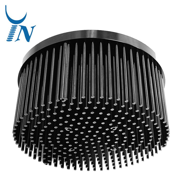 Cold Forging Heat sink Aluminum Radiator Stamping Cold Forged Heat Sink for LED Light with Anodized Surface Treatment