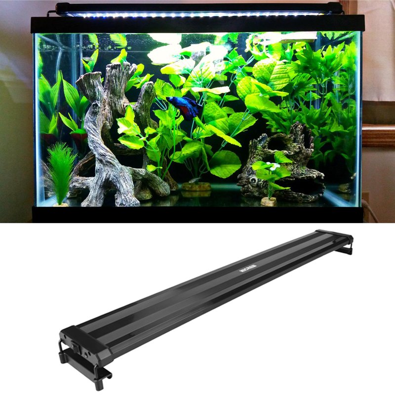 Hot Aquarium Lights For Fish Tank Top led red blue Full Spectrum Plants Grow Night Lamp Black fishing Bowl Light Replacement