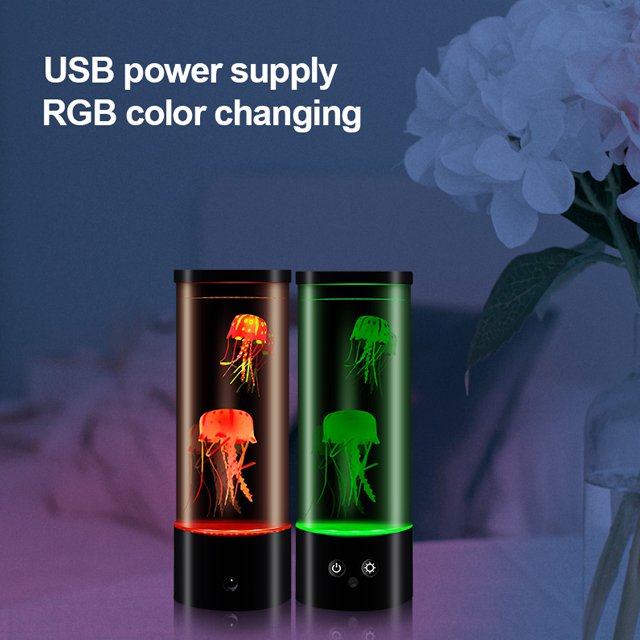 Wholesale Home Decoration Magic Gift Jellyfish Lamp Aquarium Color Changing RGB Mood Lamp