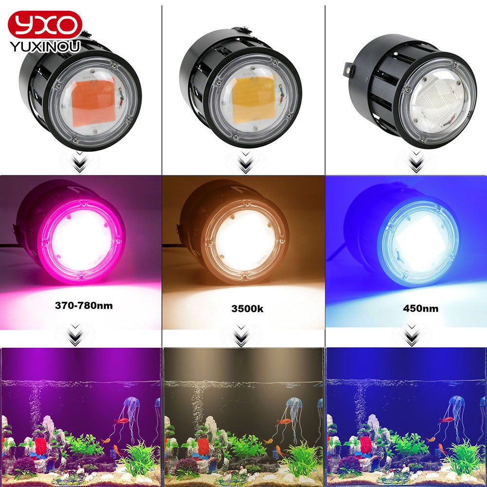 Aquarium Light LED Waterproof Fish Tank Light Underwater Fish Lamp Aquariums Decor Lighting Plant Lamp 110/220v
