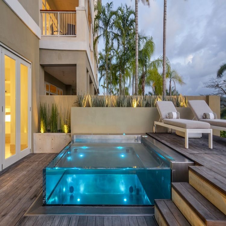 High Light Transmittance Acrylic Container Pool Swimming Clear Bottom Window Acrylic Boards