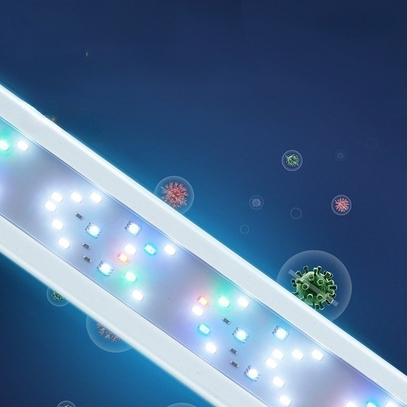 Ultra-Thin Fish Tank Water Grass Lamp Led Full Spectrum Bracket Aquarium Light for Small And Medium Aquarium
