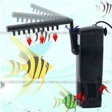 SUNSUN 2W-8W 200-550L/h MINI Internal Aquarium Sponge Filter Water Pump Fish Tank Drop type Aquarium Filter