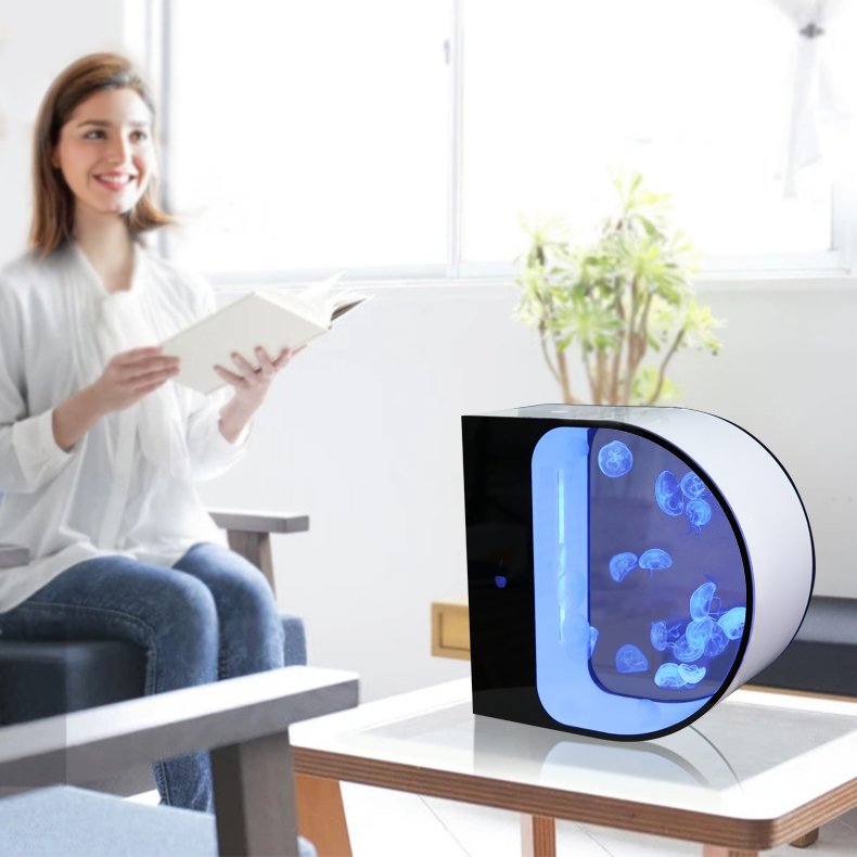 New Design Colorful Jellyfish Fish Tank Aquarium LED Lighting Color Changing