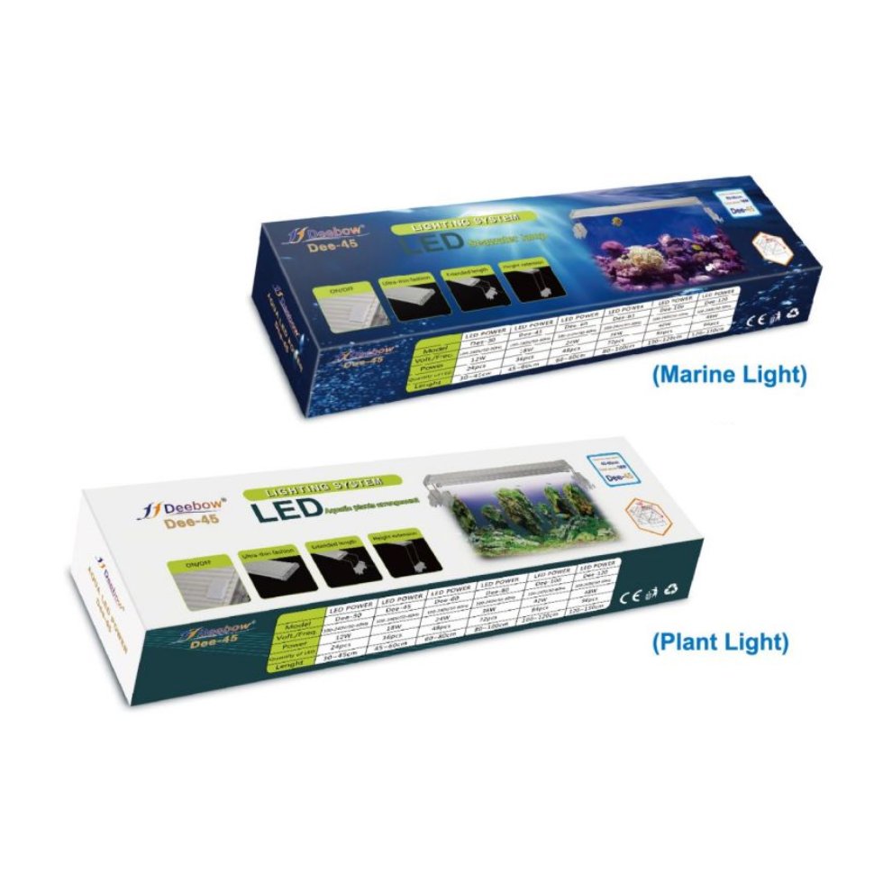Fish Tank Led Light Odyssea Intelligent High Power Flourscent Light 20 24 36 48 60 72 Inch Led Aquarium Lighting