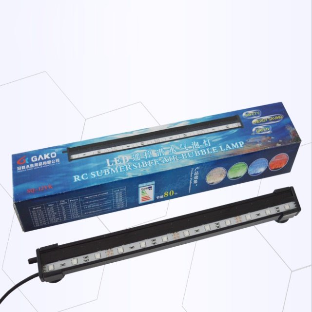 Gako 5.8W SQ-21YK hot selling submersible IP67 Waterproof RGB planted aquarium light led for fish tank