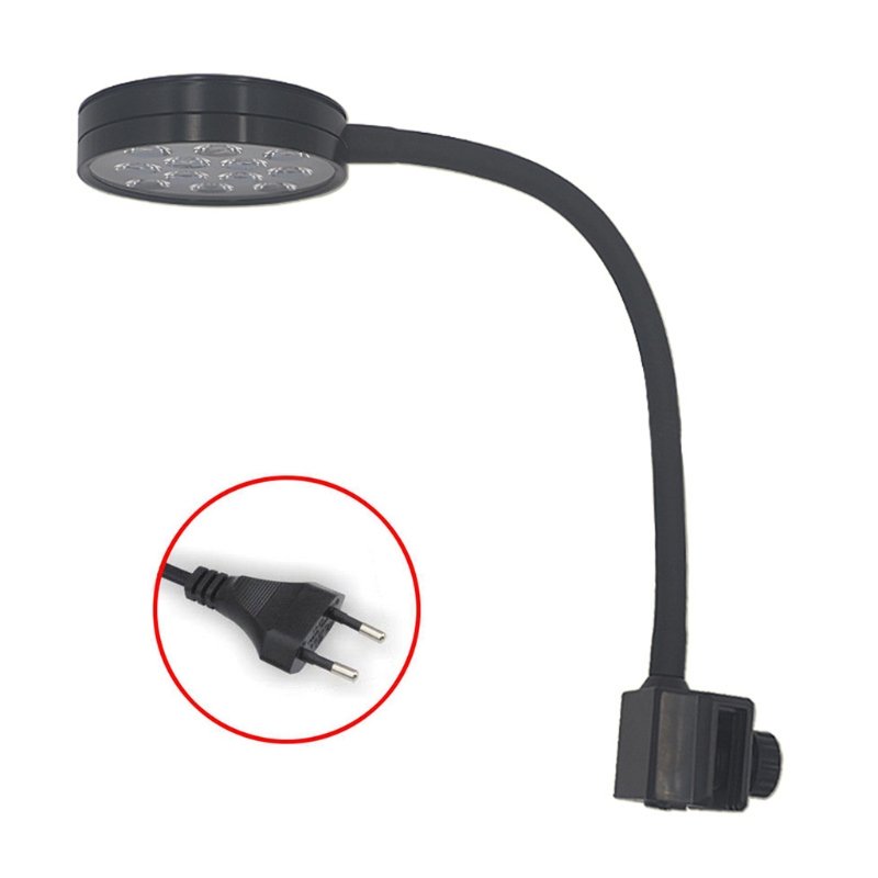 new Fish Tanks Clip-on Light Clamp Aquarium Lights LED Beads White and Blue Lights 360-Degree Rotations 12W USB Plugs Aquarium