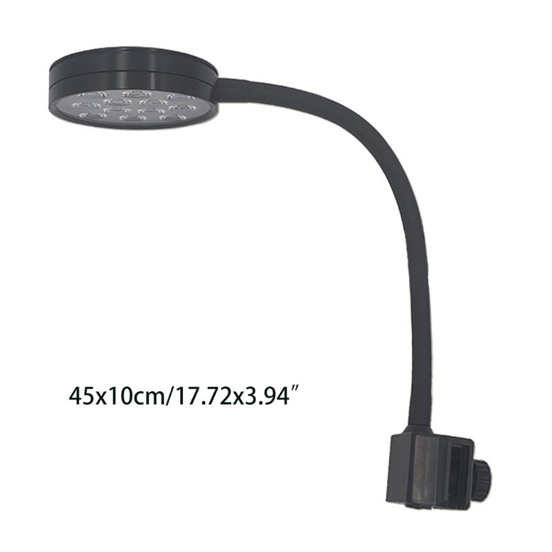 new Fish Tanks Clip-on Light Clamp Aquarium Lights LED Beads White and Blue Lights 360-Degree Rotations 12W USB Plugs Aquarium