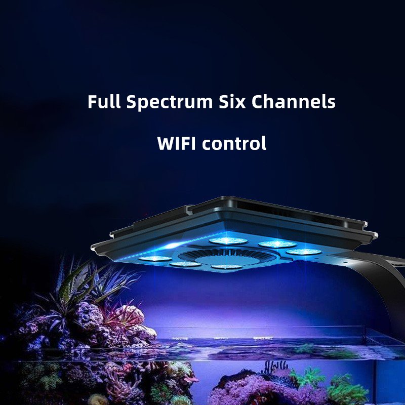 New Arrival Blue Led Lights Aquarium Light Full Spectrum WiFi Control Led Aquarium Coral Light