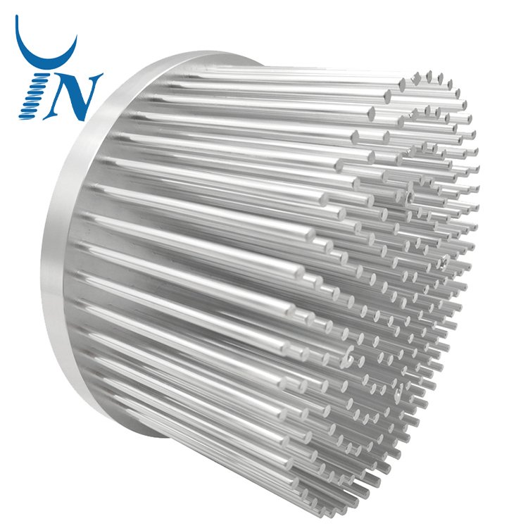 Custom Round Shape Cold Forging Heat sink Aluminum Radiator Stamping Cold Forged Heat Sink for Aquarium Light