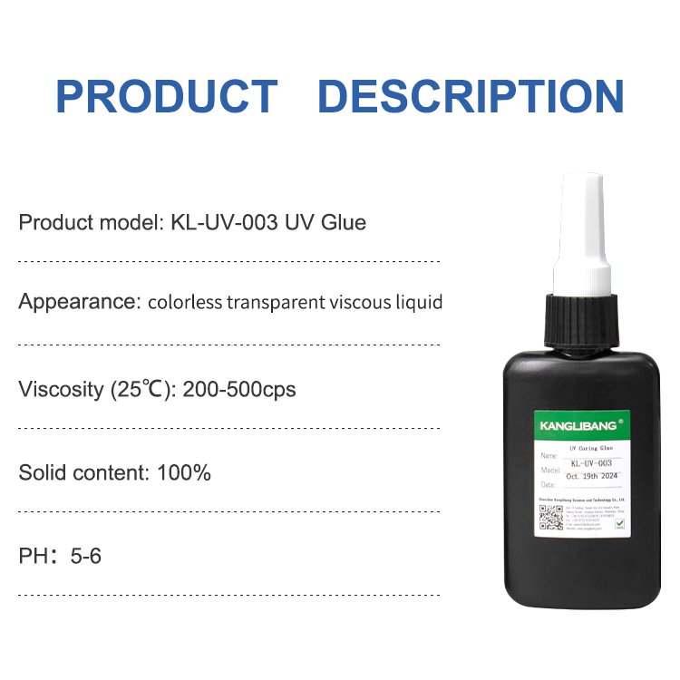 Kanglibang ClearView Optics UV Bonding Gel: Precision Application for Glass and Acrylic No Yellowing Formula Used for PCB Board