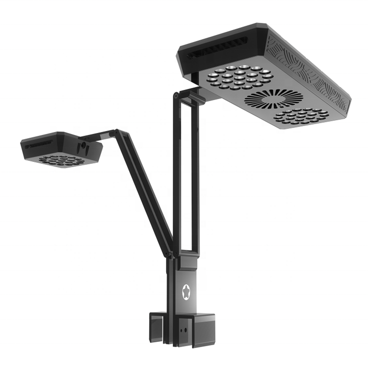 MicMol THOR 60W Remote Programmable LED Aquarium Reef Light for Fish Coral Aquarium Tank