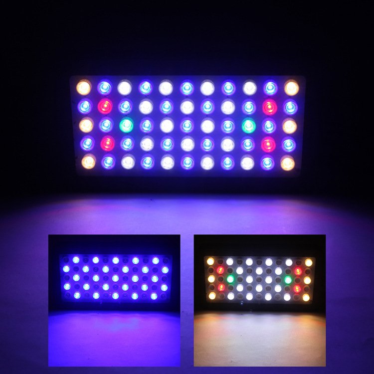 Chinese sunrise sunset programmable led aquarium light 165W Full Spectrum led aquarium light coral reef
