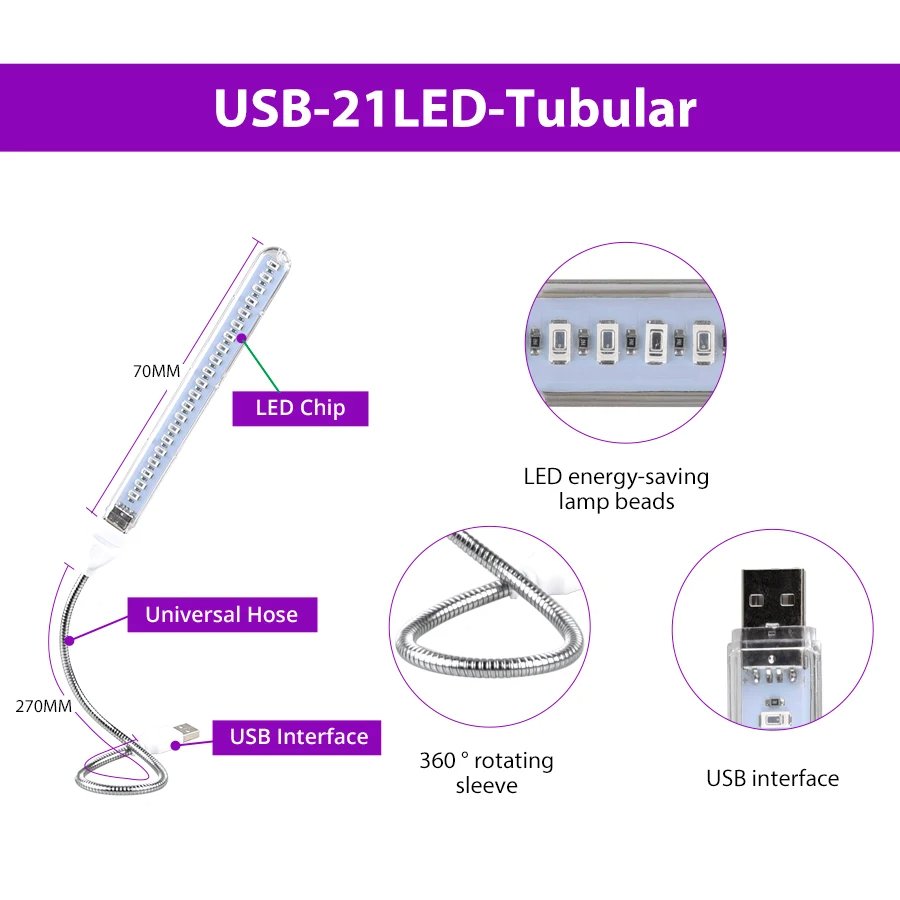 LED grow light Hydroponic Growth Light Led Grow Bulb Full Spectrum DC5V UV Lamp Plant Flower Seedling High quality