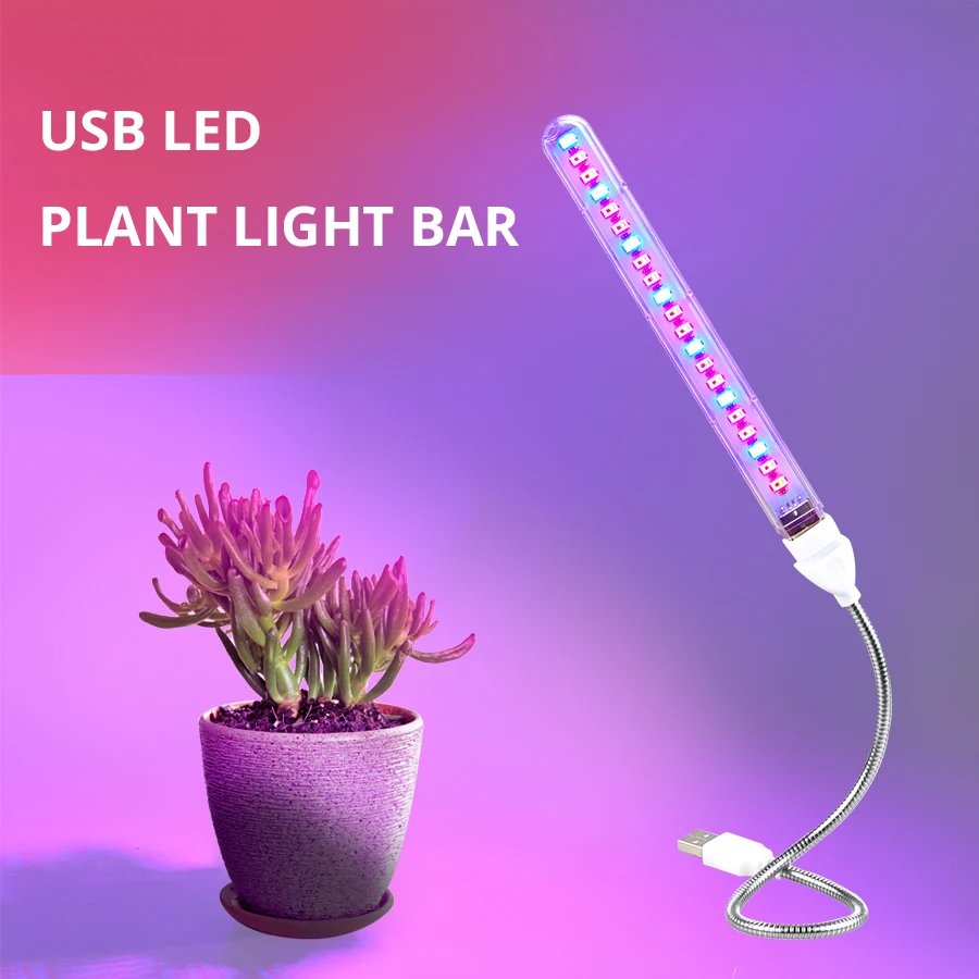 LED grow light Hydroponic Growth Light Led Grow Bulb Full Spectrum DC5V UV Lamp Plant Flower Seedling High quality