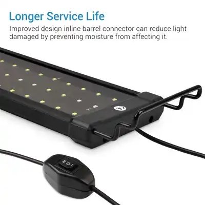 120cm Aquarium LED Light Landscaping Plant for US Plug Multi-color Full Spectrum Freshwater Fish Tank Lamp