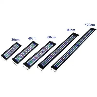 120cm Aquarium LED Light Landscaping Plant for US Plug Multi-color Full Spectrum Freshwater Fish Tank Lamp
