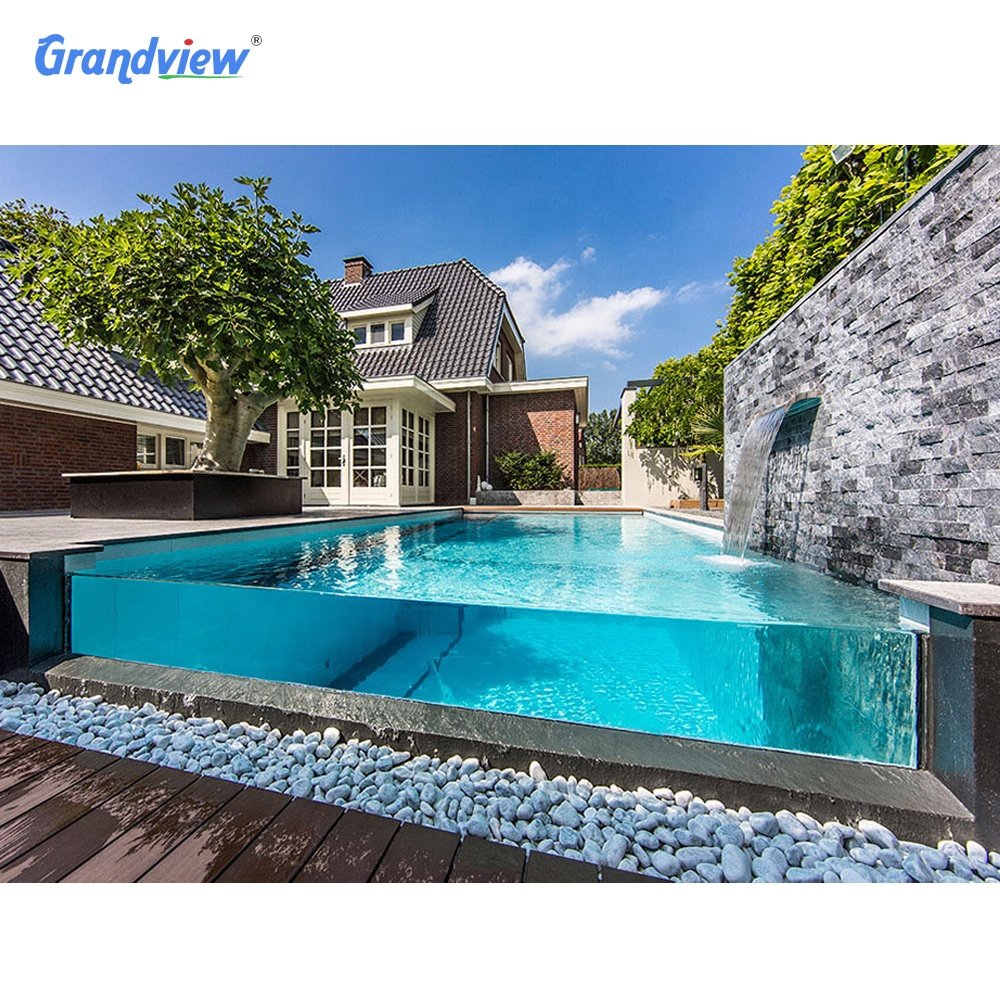 Factory direct sale underwater window swimming perspex pools with glass