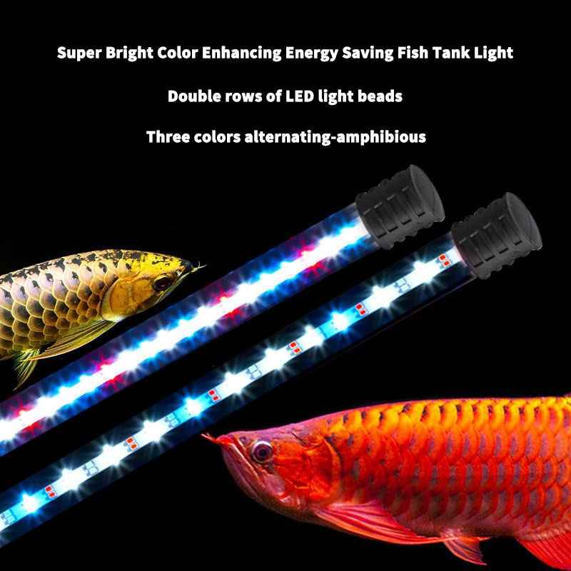 60/90/120CM Multiple Colors Available Submersible Lamp Freshwater Saltwater Aquatic Tank Led Aquarium Lights