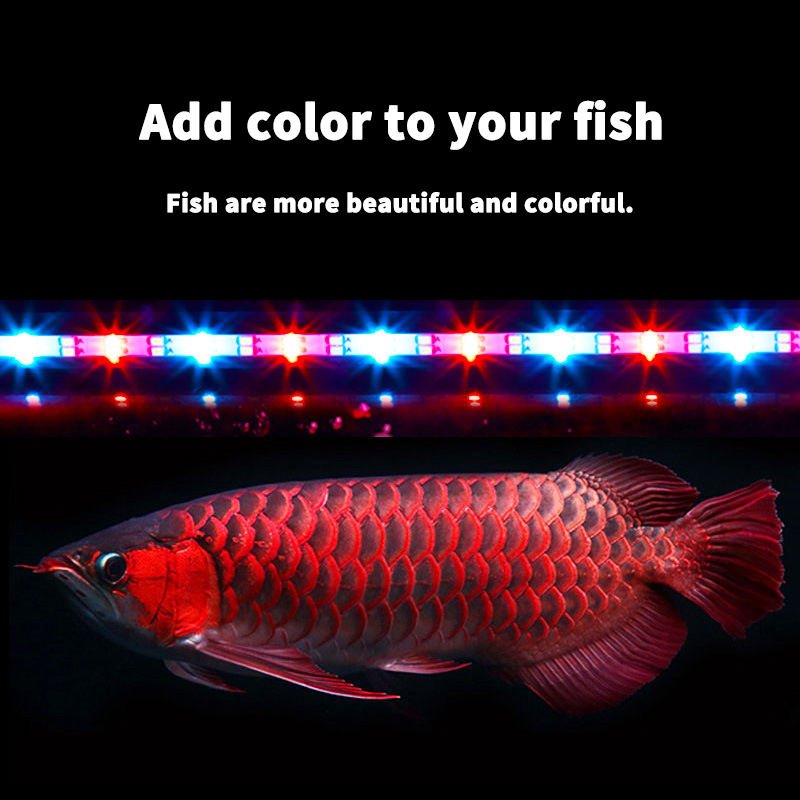 60/90/120CM Multiple Colors Available Submersible Lamp Freshwater Saltwater Aquatic Tank Led Aquarium Lights