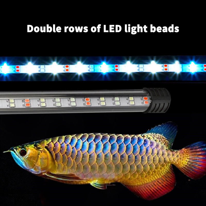 60/90/120CM Multiple Colors Available Submersible Lamp Freshwater Saltwater Aquatic Tank Led Aquarium Lights