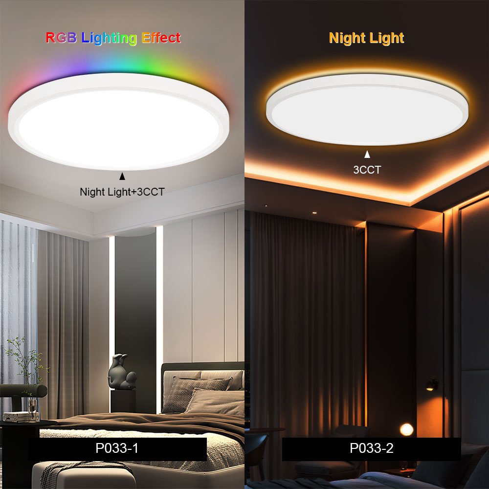 Control Aquarium Dimmable Ultra Slim Led Ceiling Downlight Panel Light Rgb