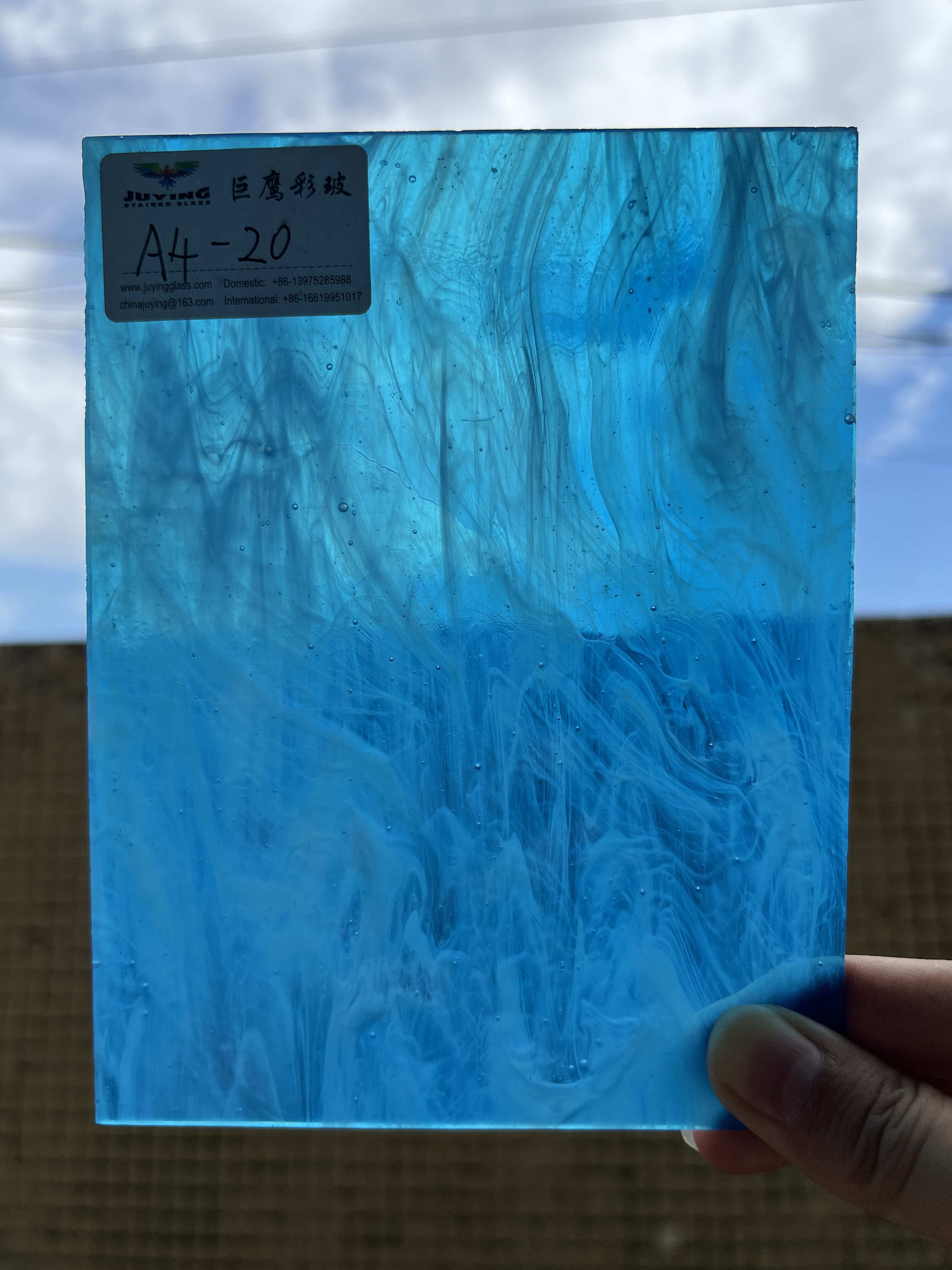 Juying Factory High Quality Art Church Glass Decorative aquarium Stained Glass Sheet For Sale