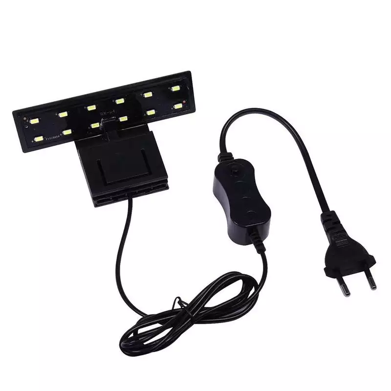 Aquarium Led Lighting 220V Waterproof Clip-on Lamp 5W LED Aquarium Light Plants Grow White Color Lighting X3 X5 X7 X9
