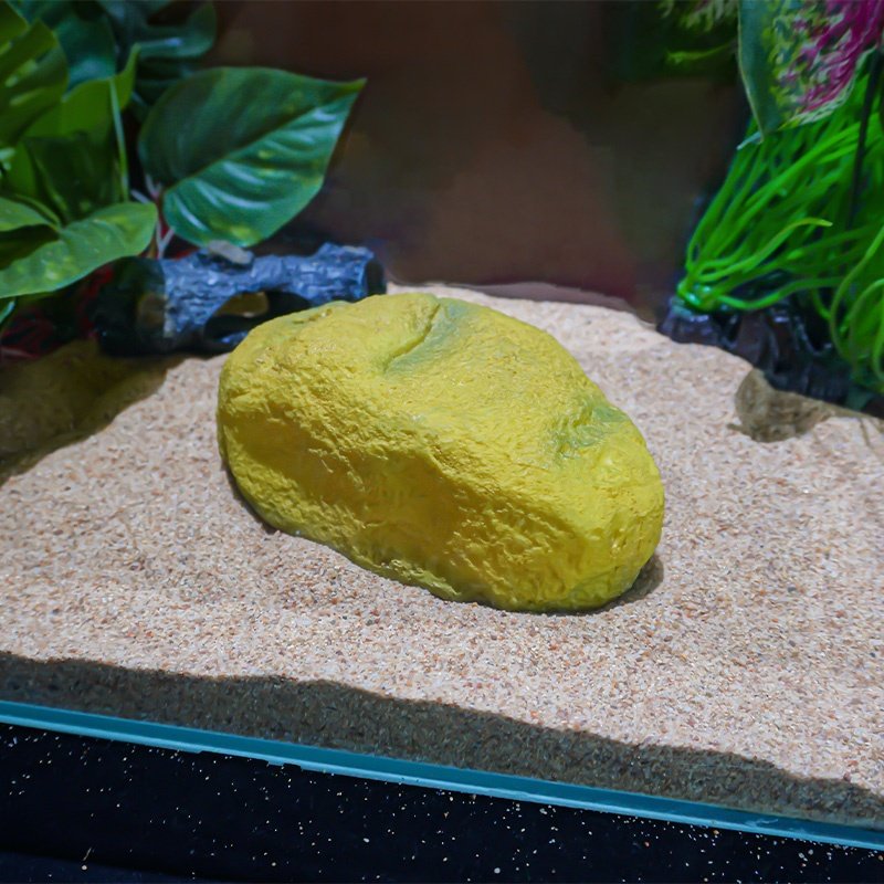 New arrival Landscape Decor Pebbles Escape House Underwater Rock Turtle Sunbathing Lizard Escape House Aquarium Tank Decoration