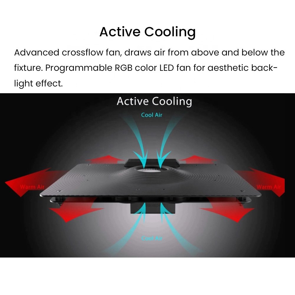 MJ-E5 130W Full Spectrum App Sunrise Sunset Programmable Saltwater Aquarium LED Lighting System for Marine Reef Fish Tank