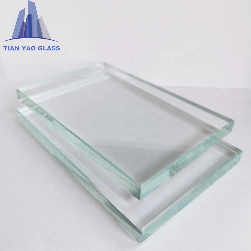 Wholesale 5mm 6mm 8mm fish tank low iron tempered glass for aquarium
