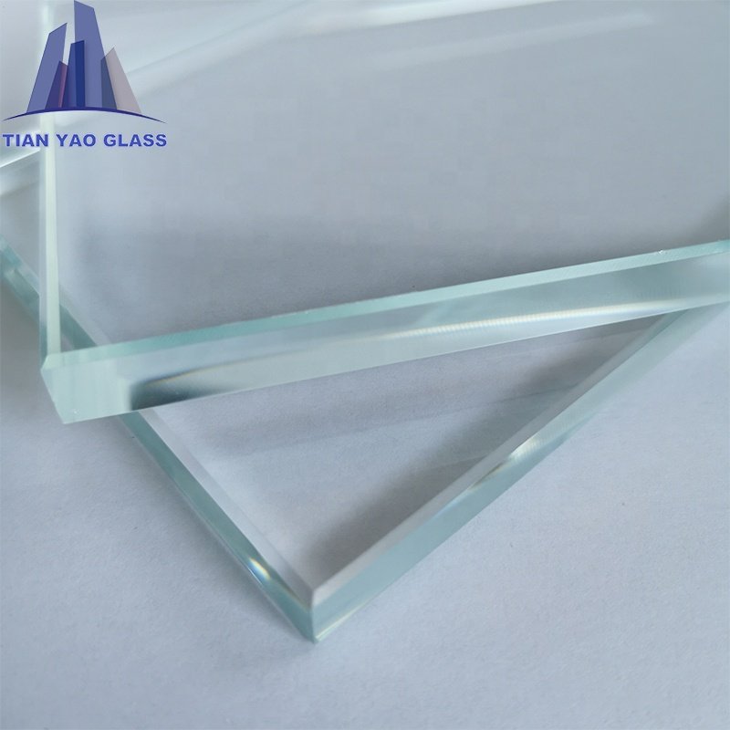 Wholesale 5mm 6mm 8mm fish tank low iron tempered glass for aquarium