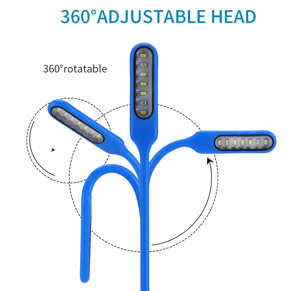 Quanlong decorative 4 color small fish bowl light fish tank lamp mini led clip light aquarium