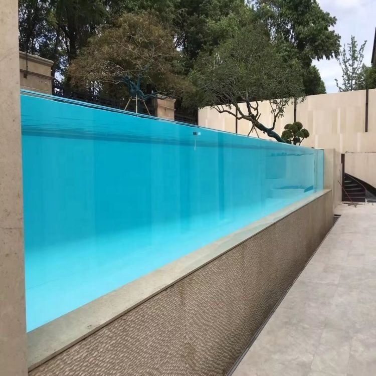 5220*1830mm 150mm Thickness Clear Large Fish Tank Perspex Panel Solid Surface Acrylic Boards