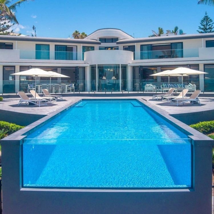 Big Size Outdoor Swimming Pool Factory Clear Acrylic Swimming Pool Transparent Swimming Pools for Villa