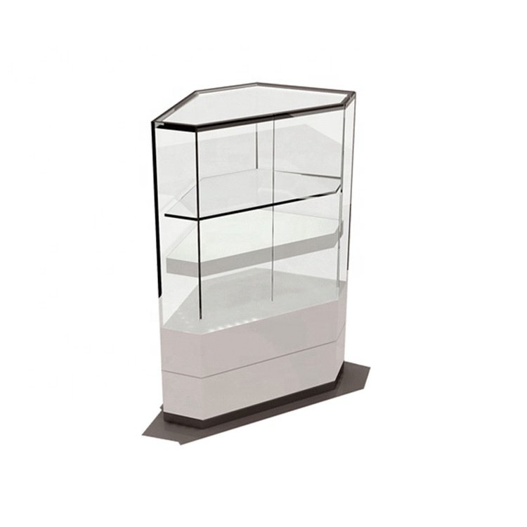 modern design commercial fashion popular tempered glass bakery display counter for coffee cake shop