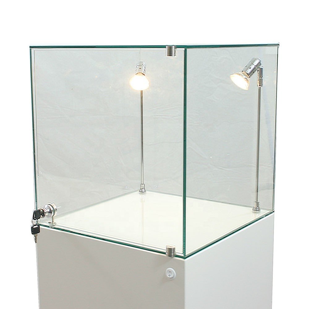 modern design commercial fashion popular tempered glass bakery display counter for coffee cake shop
