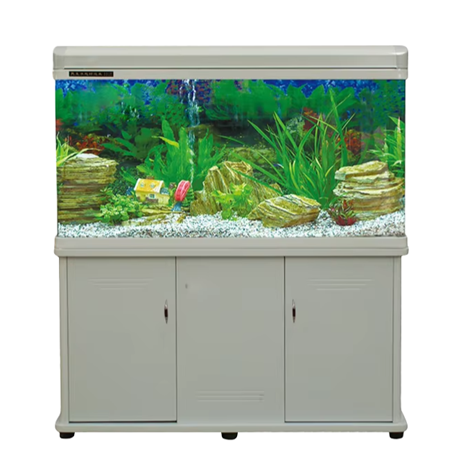 Classic bent glass fish tank with aquarium filter aquarium light HY series 1000B aquarium fish farming tank