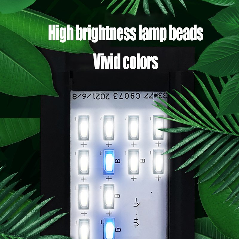 Chinese Factory Blue White Led Professional Aquarium Light Energy Saving Clip Lamp For Planted Freshwater Fish Tank