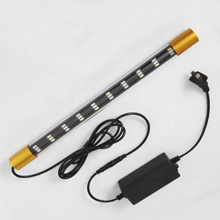 Quanlong T8 under water fish tank lamp submersible wrgb led light aquarium tanning light for arowana