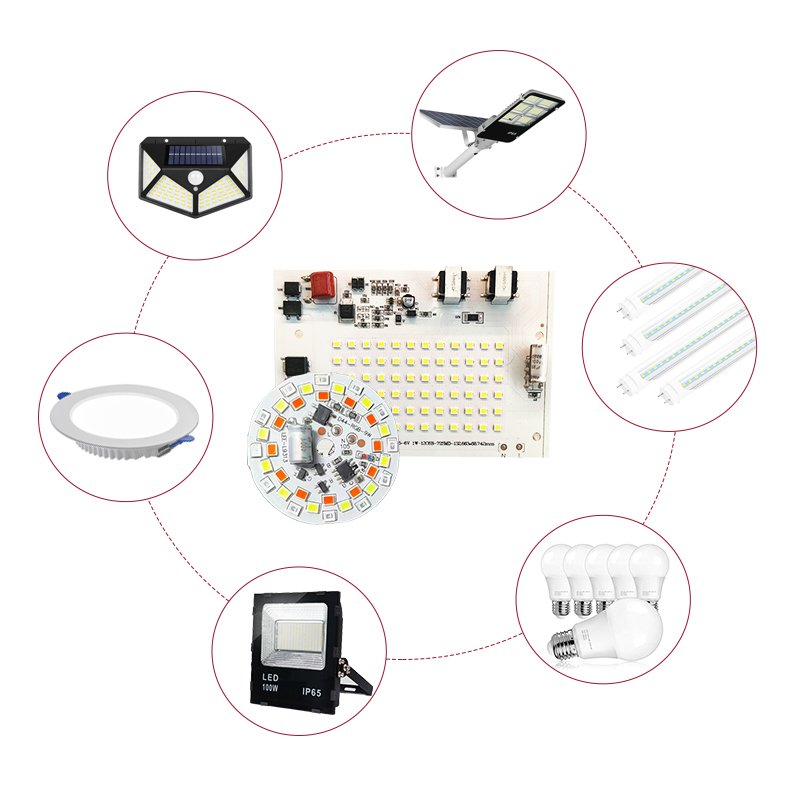 China Metal Core Print Circuit Board Multilayer Pcb Led Aquarium Flood Light Bulb Pcb Chip Led Pcba