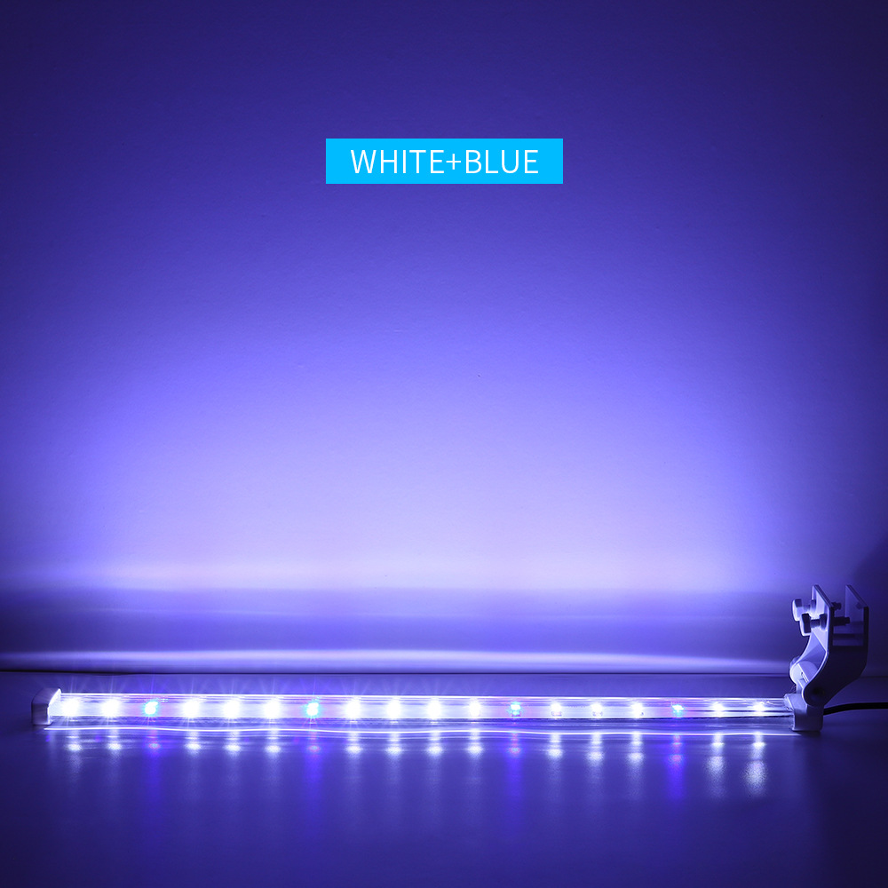 Cheap aquarium led lighting fish tank white blue aquarium lamp clip on aquarium light