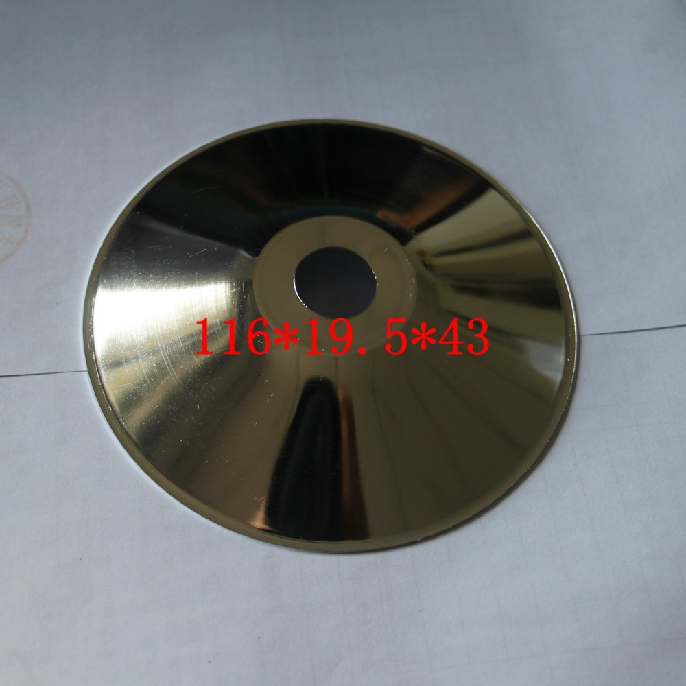 Custom Light Mirror Reflector Dish 116Mm Diameter 4.5 Inch Cob Aluminium Reflector