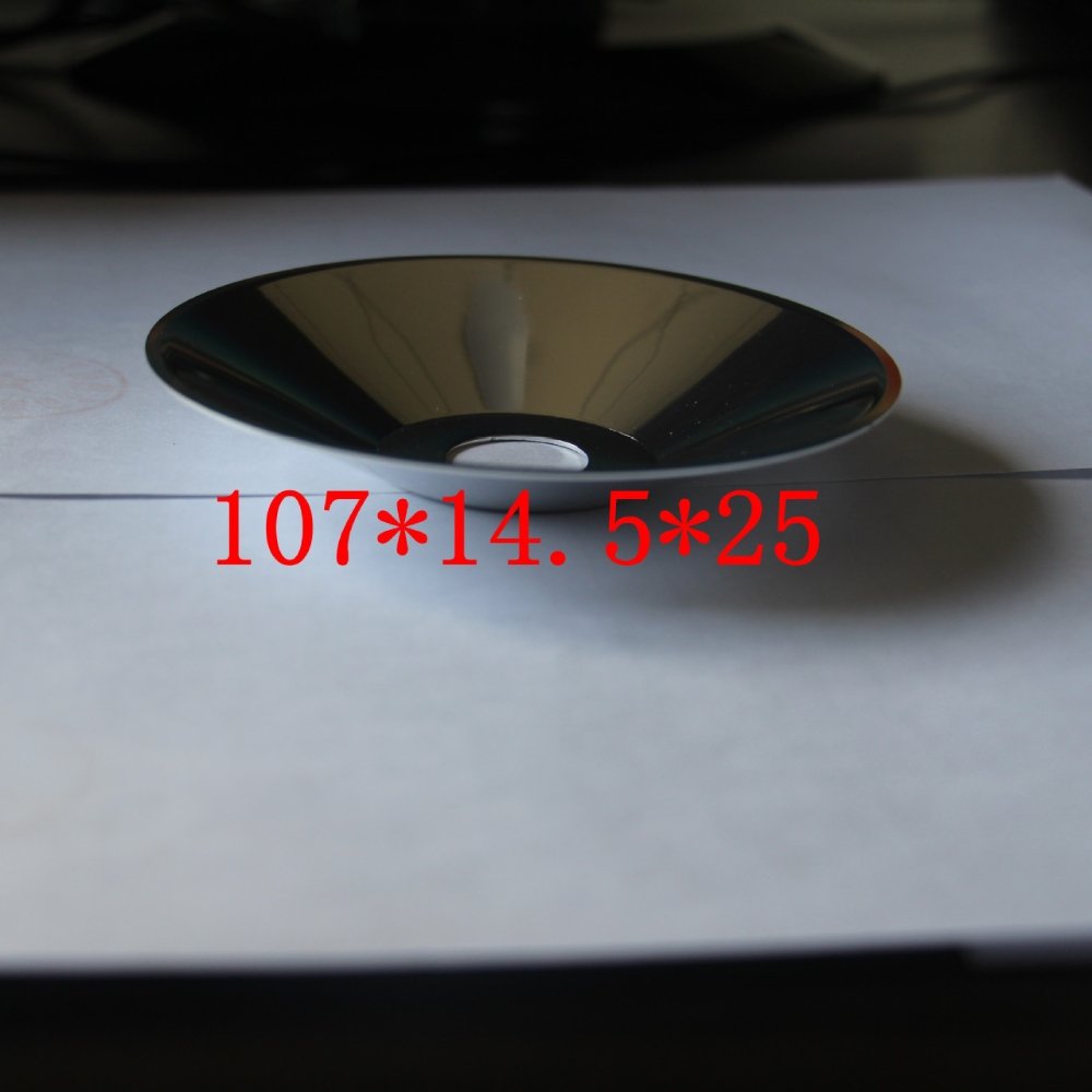 Custom Light Mirror Reflector Dish 116Mm Diameter 4.5 Inch Cob Aluminium Reflector