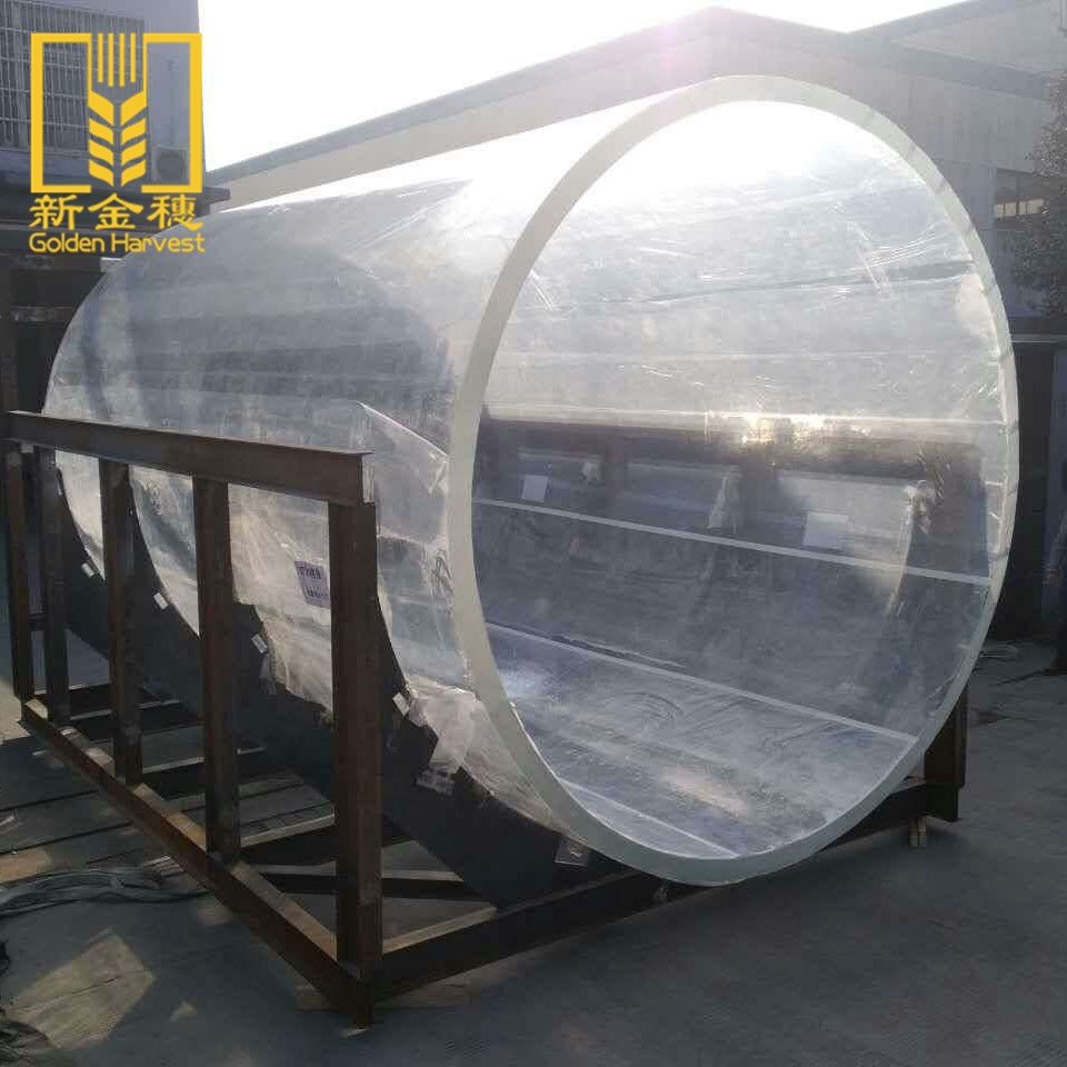 2020 Top selling modern design cylindrical large glass acrylic tube aquarium