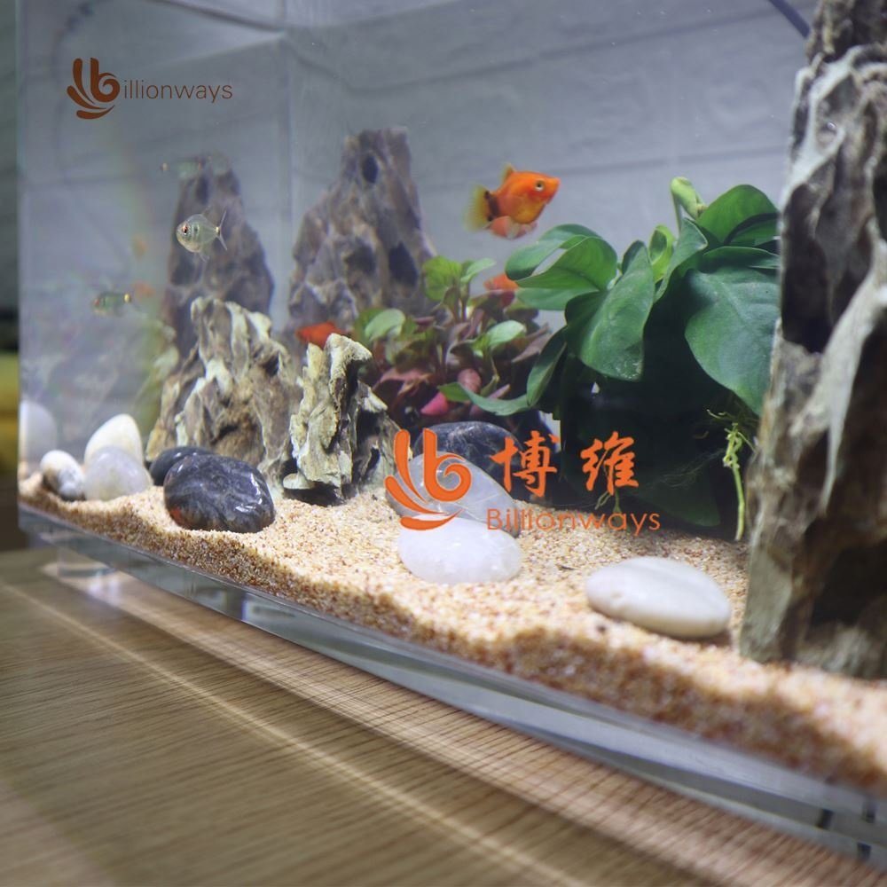 Aquarium Acrylic Isolation Small Fish Tank With Self Cleaning System And Led Lighting