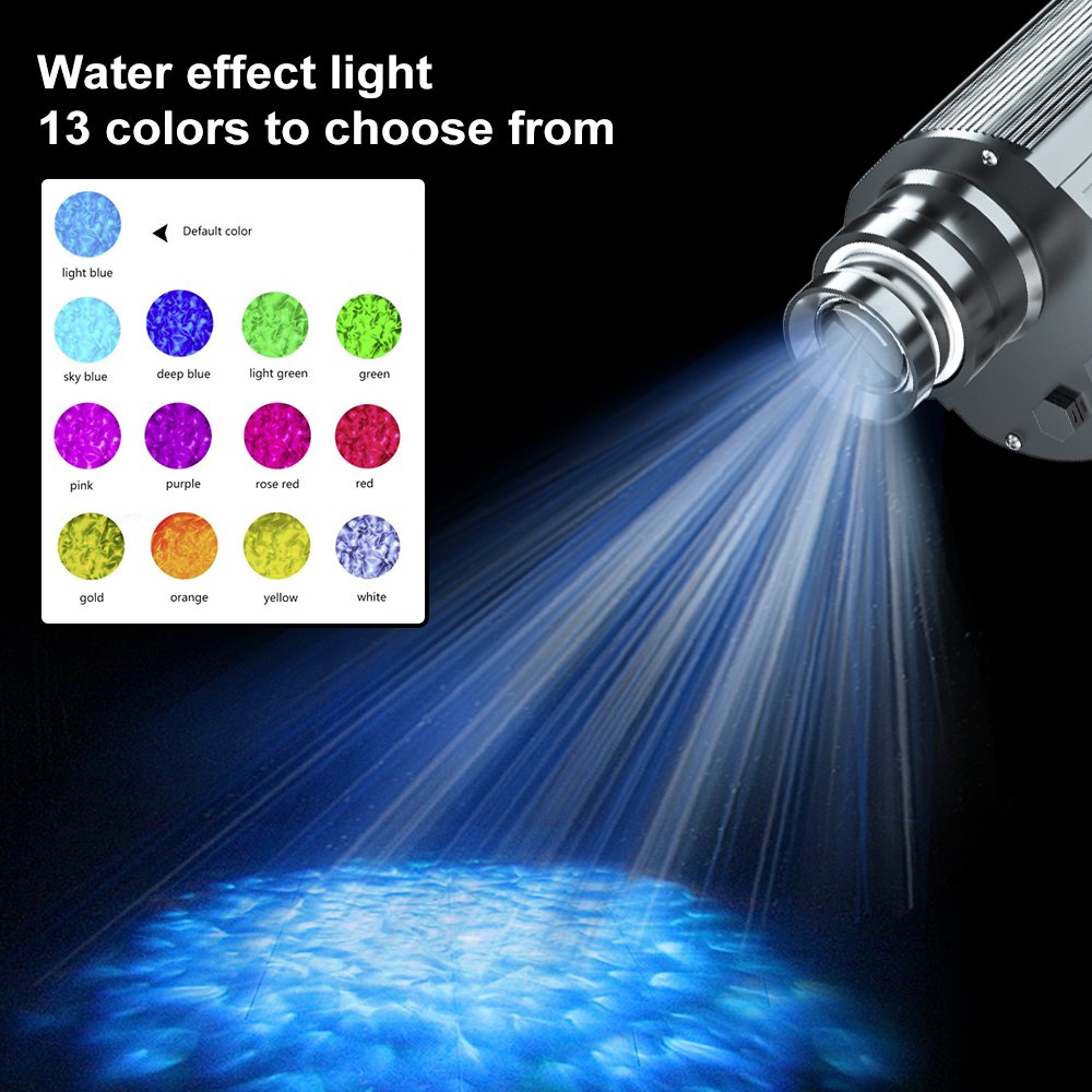 TMUT 100w led magic water wave flow effect stage lighting for wedding aquarium zoo decoration Projector gobo light