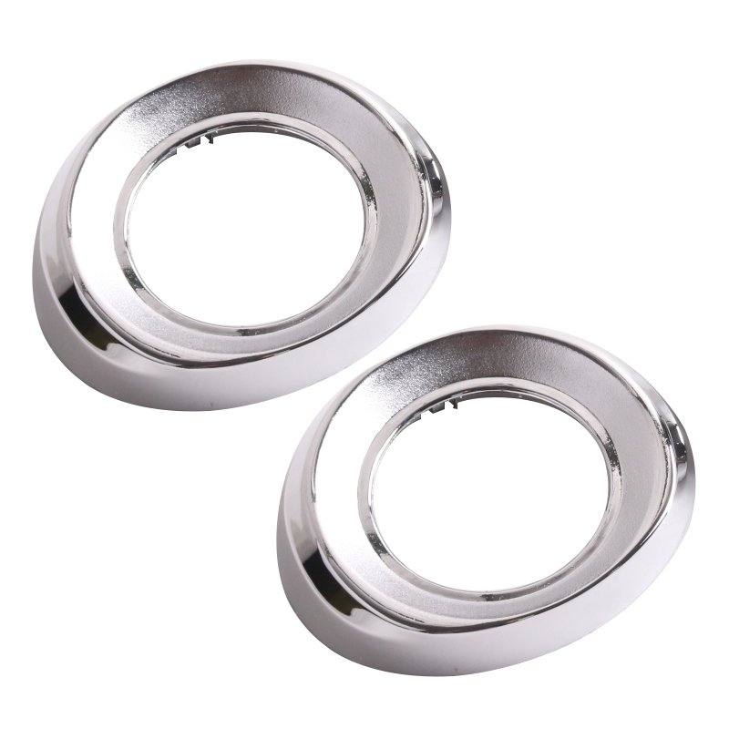 Sanvi 3-Inch Angel Eyes LED Projector Lens Kits Chrome Color Auto Lighting Accessories for Car Light Parts Shrouds Cover